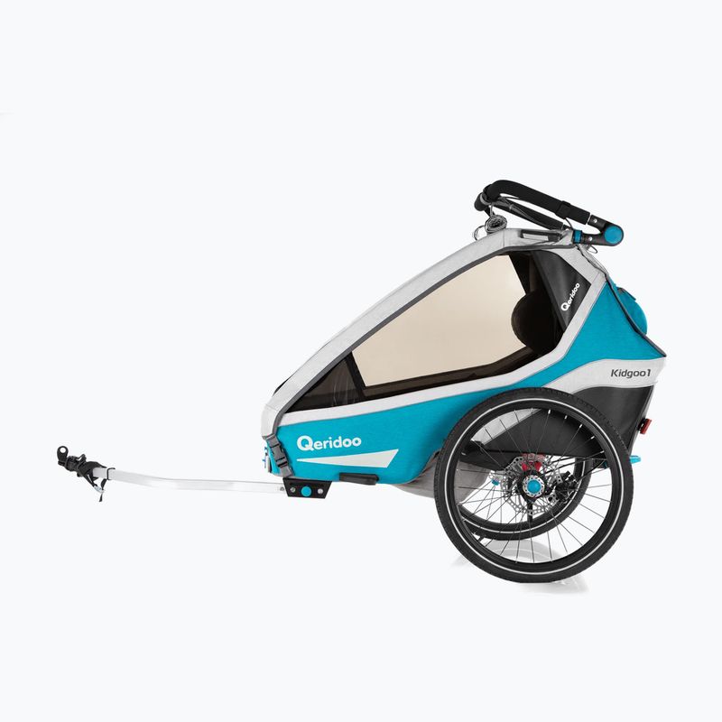 Qeridoo Kidgoo 1 Sport μονοκύκλωμα ρυμουλκούμενο μπλε Q8S-20-P 3