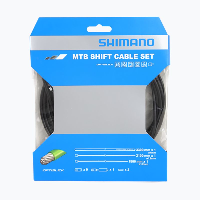 Σετ καλωδίων και θωρακίσεων ντεραγιέρ Shimano Y60198090 MTB Optislick