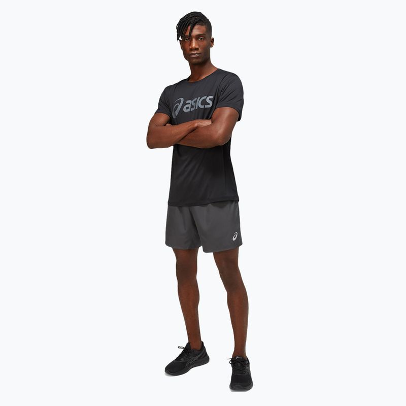 Ανδρικό μπλουζάκι για τρέξιμο ASICS Core Top performance black/carrier grey 2