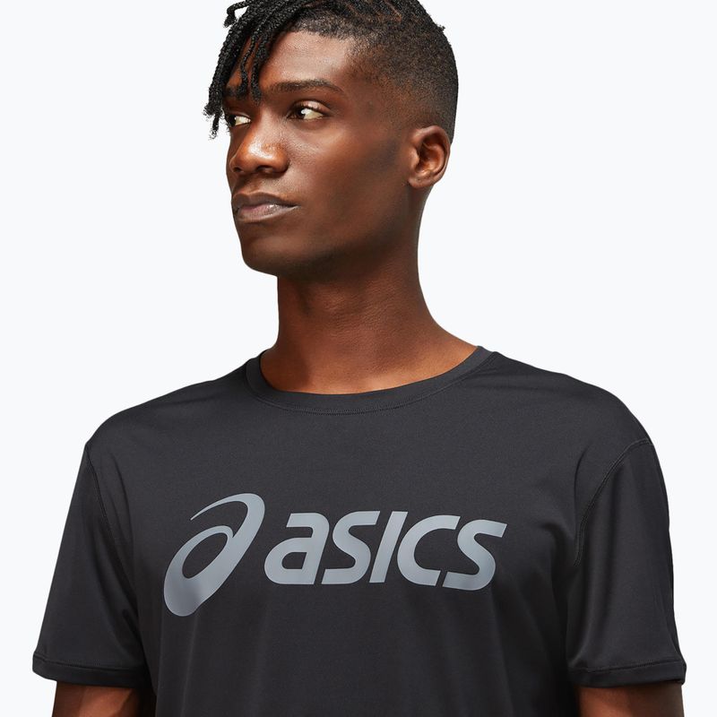 Ανδρικό μπλουζάκι για τρέξιμο ASICS Core Top performance black/carrier grey 4