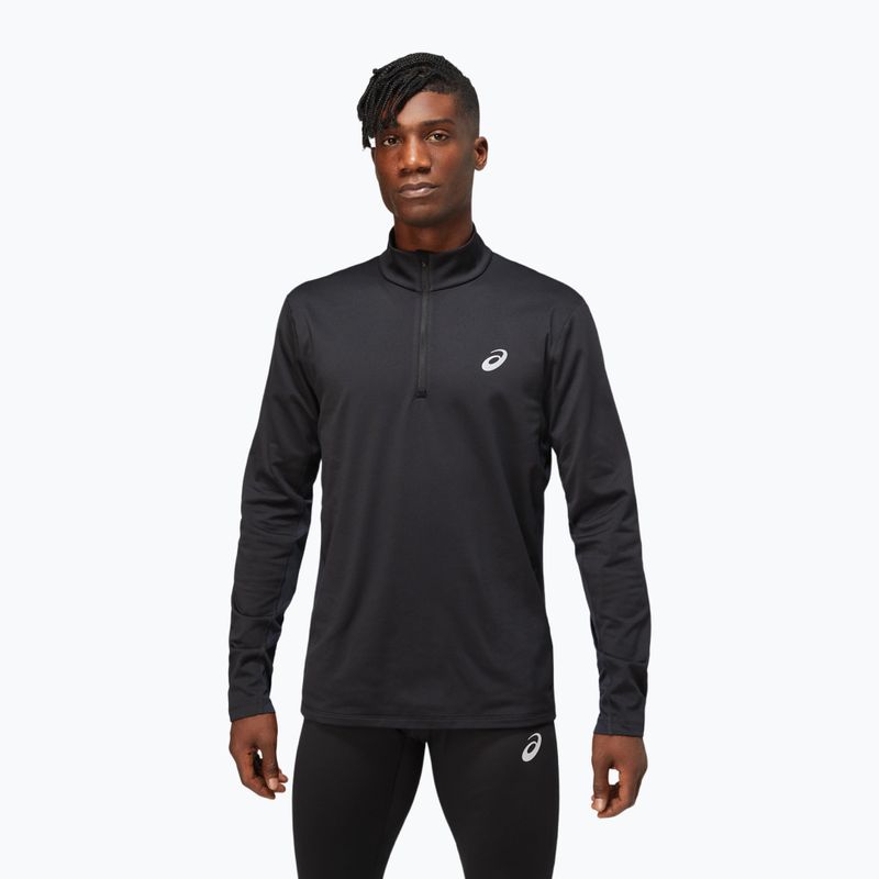 Ανδρικό φούτερ ASICS Core 1/2 Zip Winter Top performance μαύρο φούτερ τρεξίματος