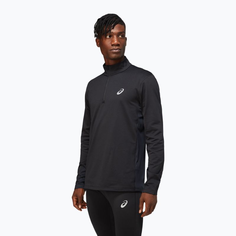 Ανδρικό φούτερ ASICS Core 1/2 Zip Winter Top performance μαύρο φούτερ τρεξίματος 2