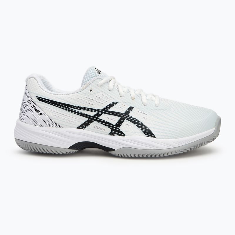 Ανδρικά παπούτσια τένις ASICS Gel-Game 9 Clay/OC white/black 2