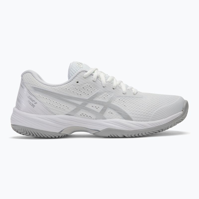 Γυναικεία παπούτσια Padel ASICS Gel-Game 9 white/pure silver 2