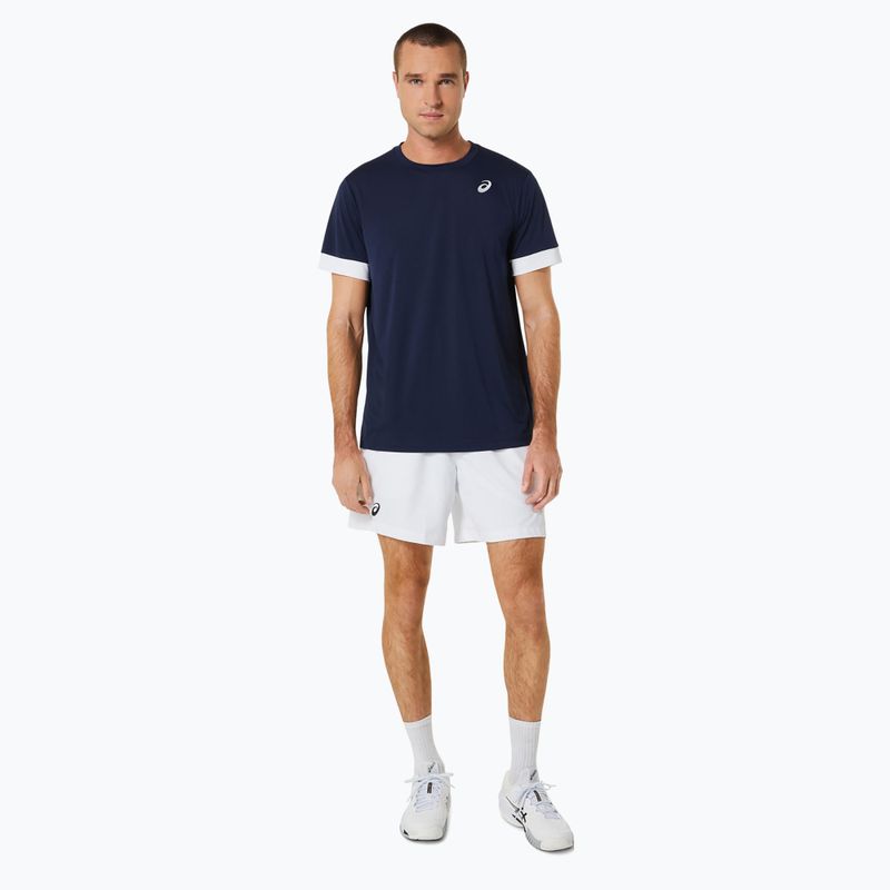 Ανδρικό μπλουζάκι τένις ASICS Court SS Top midnight/brilliant white 2