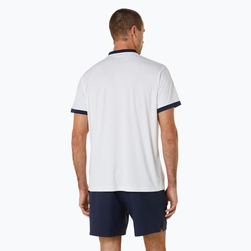 Ανδρικό μπλουζάκι polo ASICS Court Polo brilliant white/midnight 3