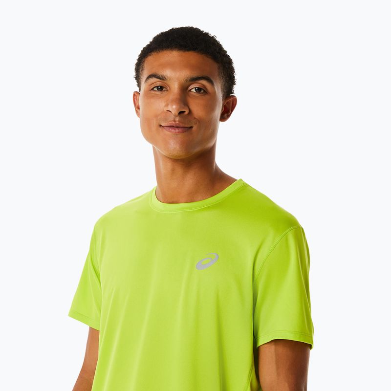 Ανδρικό αθλητικό πουκάμισο ASICS Core Top lime zest running shirt 4