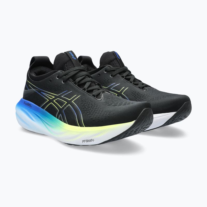 ASICS Gel-Nimbus 25 ανδρικά αθλητικά παπούτσια για τρέξιμο μαύρο/κίτρινο λάμψη 11