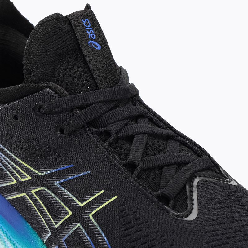 ASICS Gel-Nimbus 25 ανδρικά αθλητικά παπούτσια για τρέξιμο μαύρο/κίτρινο λάμψη 8