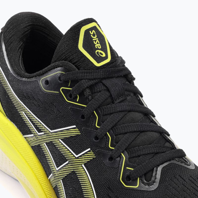 ASICS Gel-Kayano 30 ανδρικά αθλητικά παπούτσια για τρέξιμο μαύρο/κίτρινο λάμψη 8