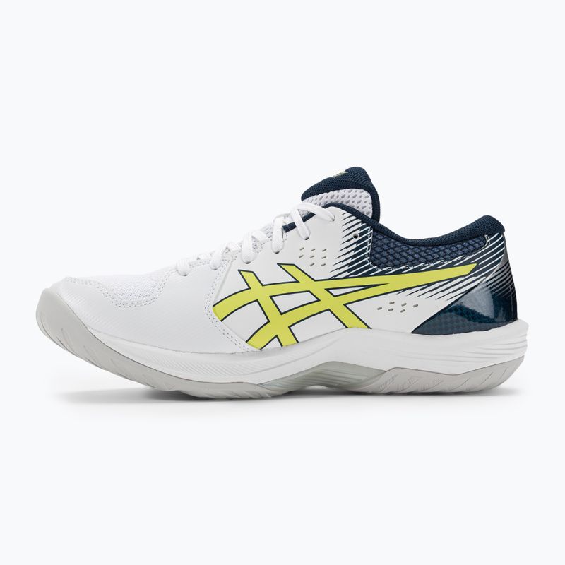 ASICS Beyond FF παπούτσια βόλεϊ λευκά / κίτρινα λαμπερά 3