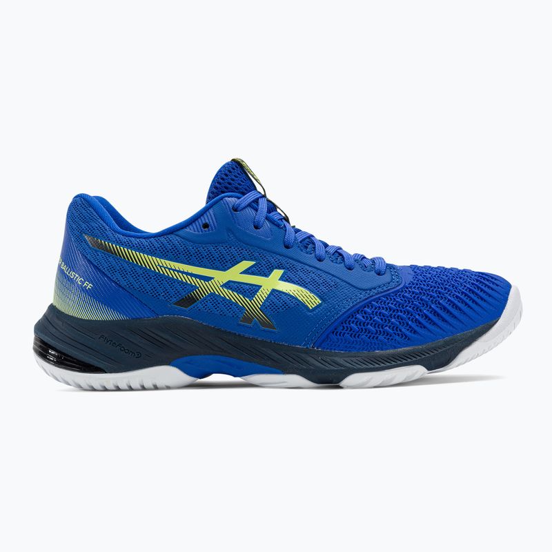 ASICS Netburner Ballistic FF 3 ανδρικά παπούτσια βόλεϊ illusion blue / glow yellow 2