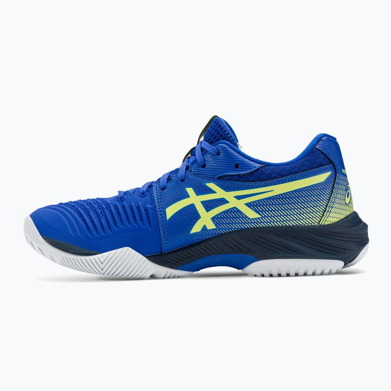 ASICS Netburner Ballistic FF 3 ανδρικά παπούτσια βόλεϊ illusion blue / glow yellow 3