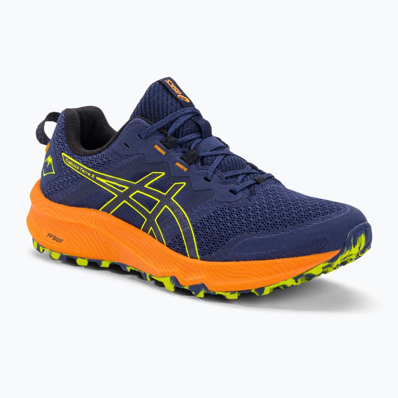 ASICS Trabuco Terra 2 βαθύς ωκεανός/νέον λάιμ ανδρικά παπούτσια για τρέξιμο