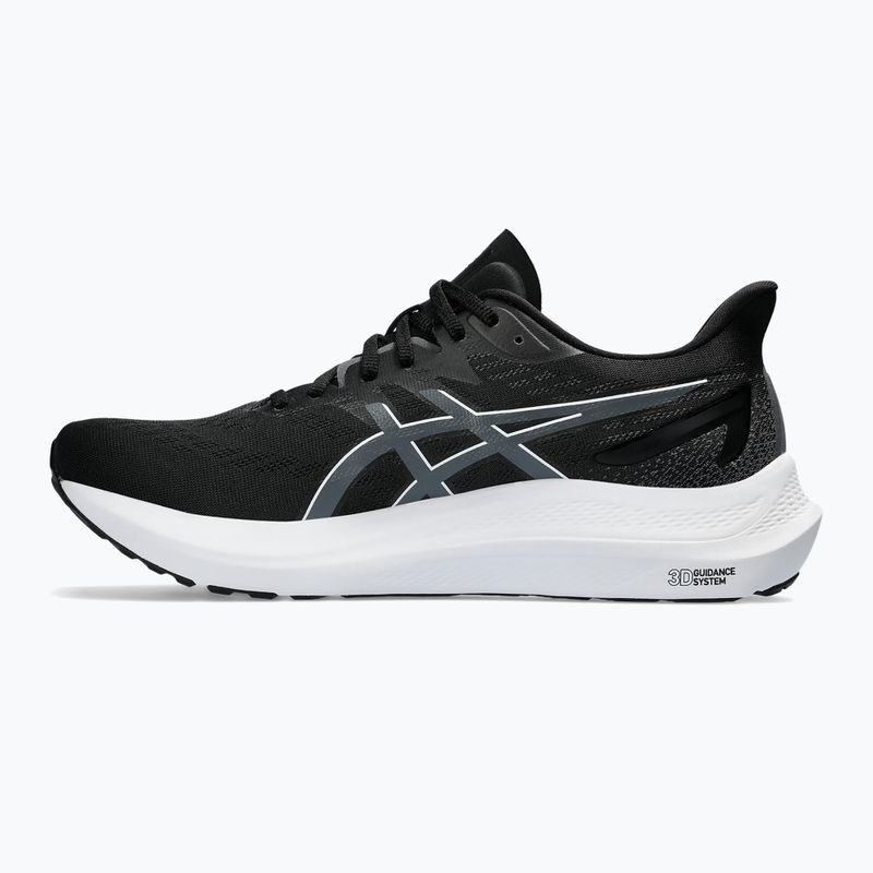 ASICS GT-2000 12 Wide μαύρο/γκρι ανδρικά παπούτσια για τρέξιμο 10