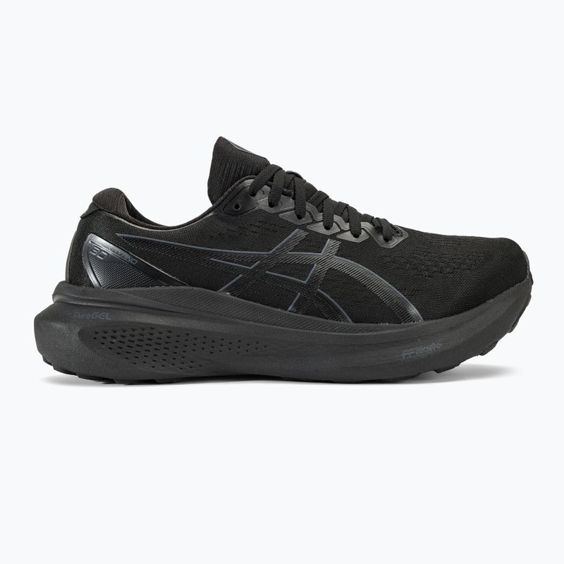 ASICS Gel-Kayano 30 ανδρικά παπούτσια για τρέξιμο μαύρο/μαύρο 3