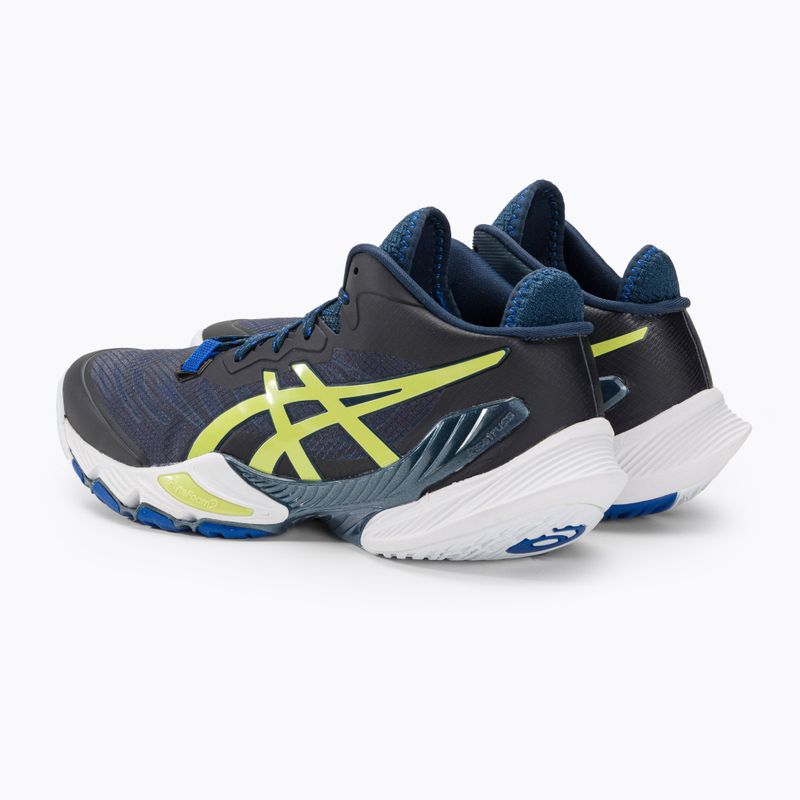 ASICS ανδρικά παπούτσια βόλεϊ Metarise γαλλικό μπλε / κίτρινο λαμπερό 4