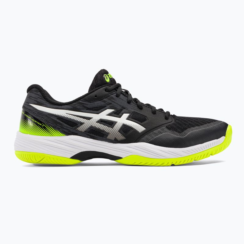 ASICS ανδρικά παπούτσια σκουός Gel-Court Hunter 3 μαύρο / λευκό 2