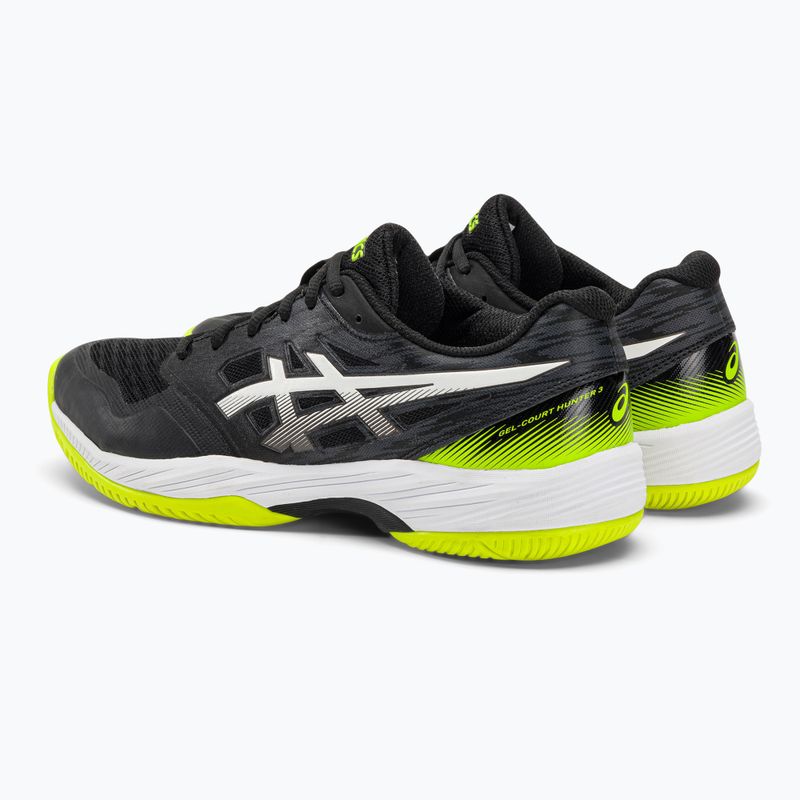 ASICS ανδρικά παπούτσια σκουός Gel-Court Hunter 3 μαύρο / λευκό 3