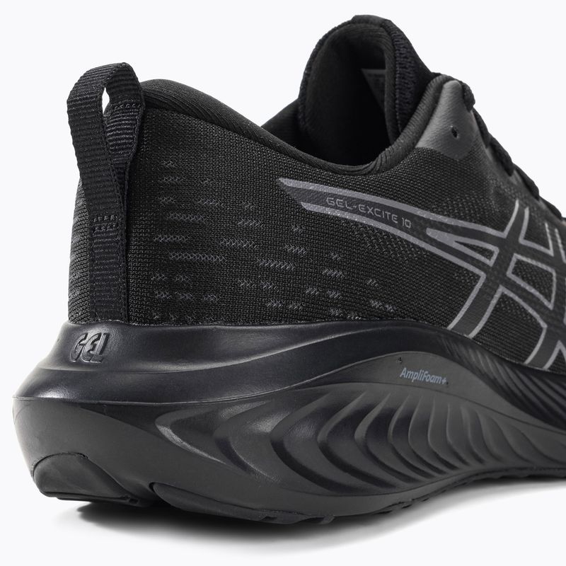 ASICS Gel-Excite 10 ανδρικά αθλητικά παπούτσια για τρέξιμο μαύρο/γκρι-γκρι 9