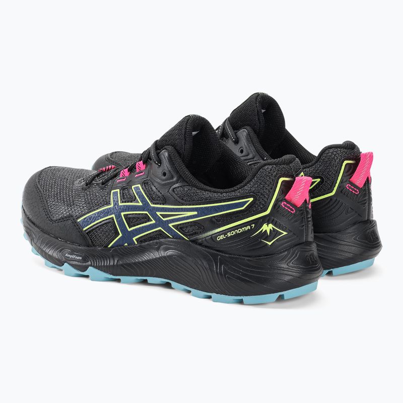 ASICS Gel-Sonoma 7 γυναικεία παπούτσια τρεξίματος μαύρο/βαθύ ωκεανό 3