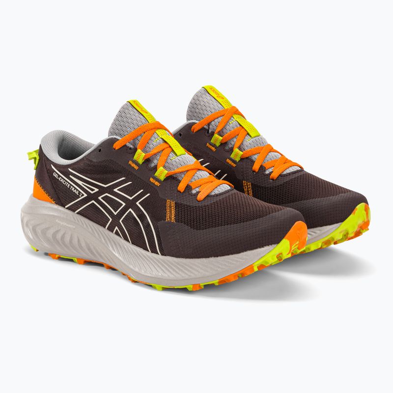 ASICS Gel-Excite Trail 2 ανδρικά παπούτσια για τρέξιμο σκούρο καστανό/κερασιά 4