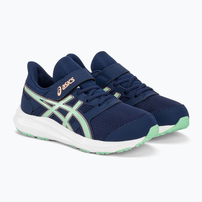 ASICS Jolt 4 PS παιδικά παπούτσια τρεξίματος blue expanse/mint tint 5