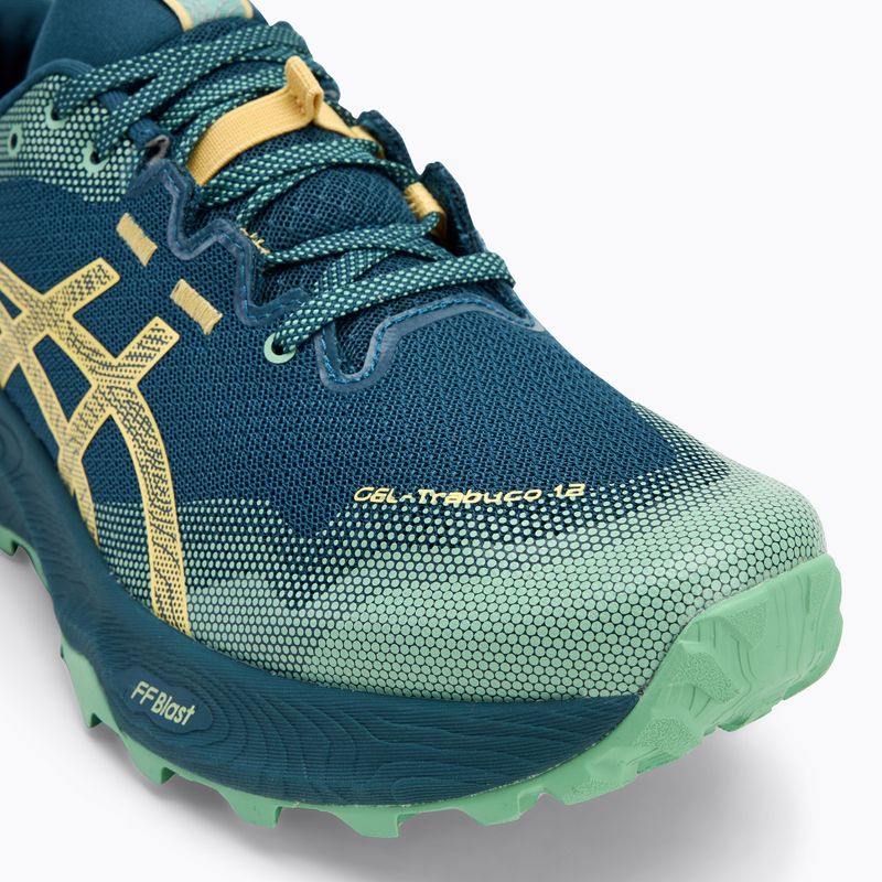 ASICS ανδρικά παπούτσια για τρέξιμο Gel-Trabuco 12 μαγνητικό μπλε/ξεθωριασμένο κίτρινο 7