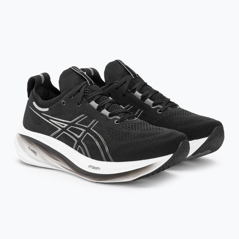 ASICS Gel-Nimbus 26 ανδρικά αθλητικά παπούτσια για τρέξιμο μαύρο/γκρι γκρι γραφίτη 5