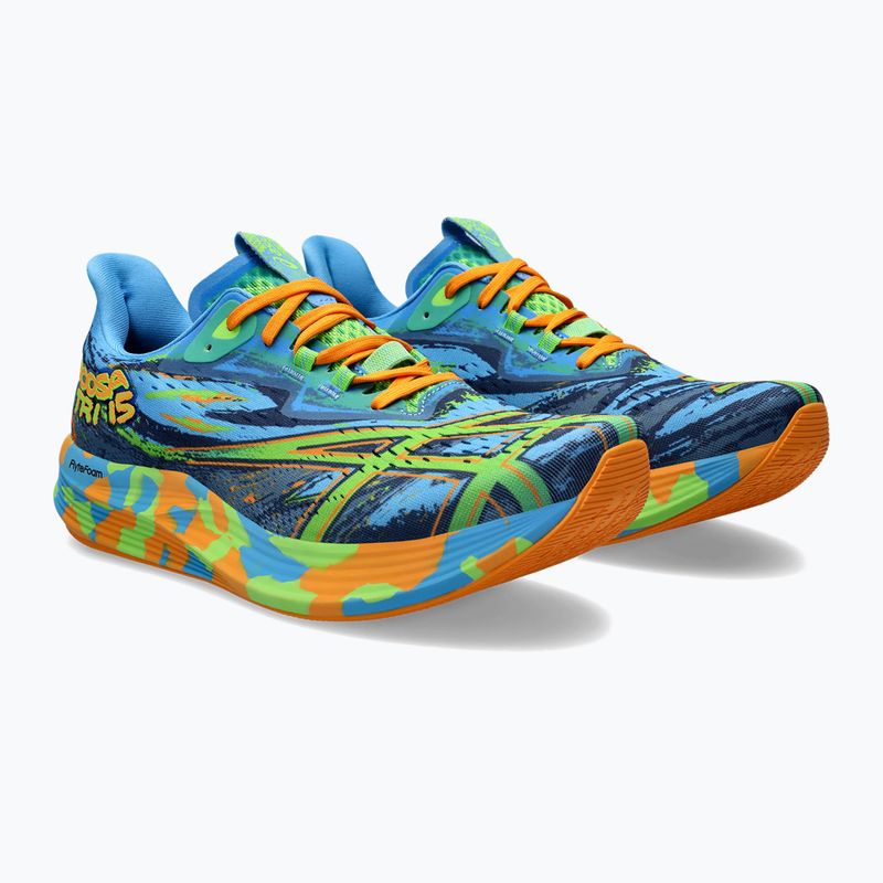 Ανδρικά παπούτσια για τρέξιμο ASICS Noosa Tri 15 waterscape/electric lime 10