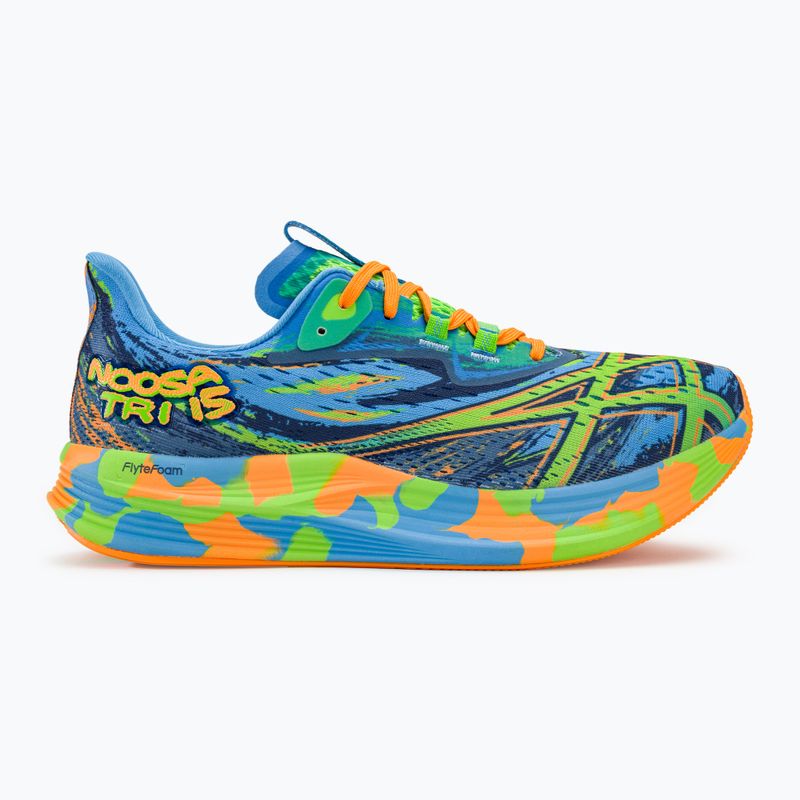 Ανδρικά παπούτσια για τρέξιμο ASICS Noosa Tri 15 waterscape/electric lime 2