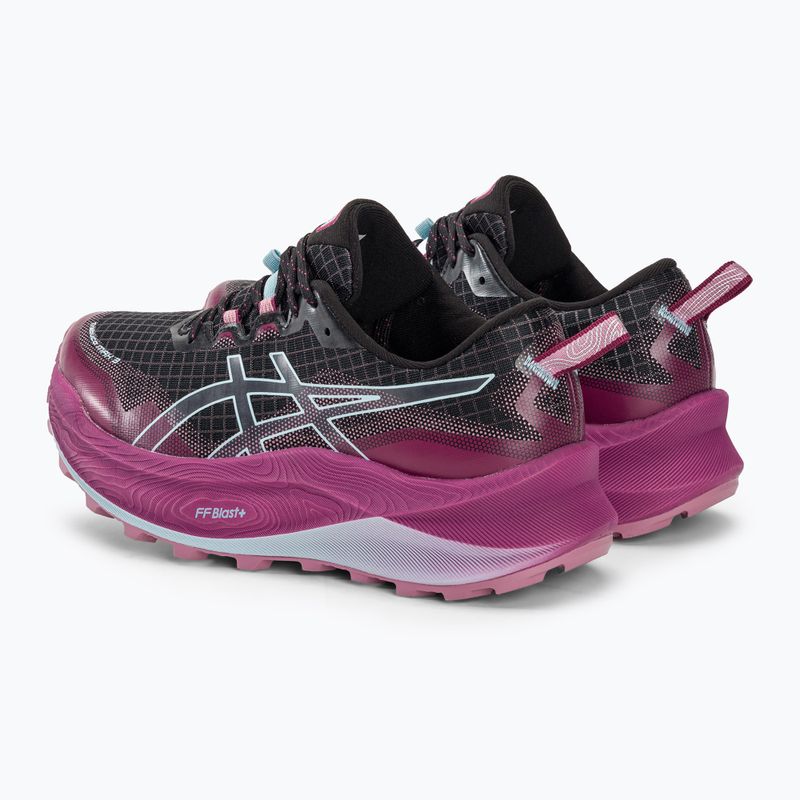 ASICS Trabuco Max 3 γυναικεία παπούτσια τρεξίματος μαύρο/γαλάζιο 4