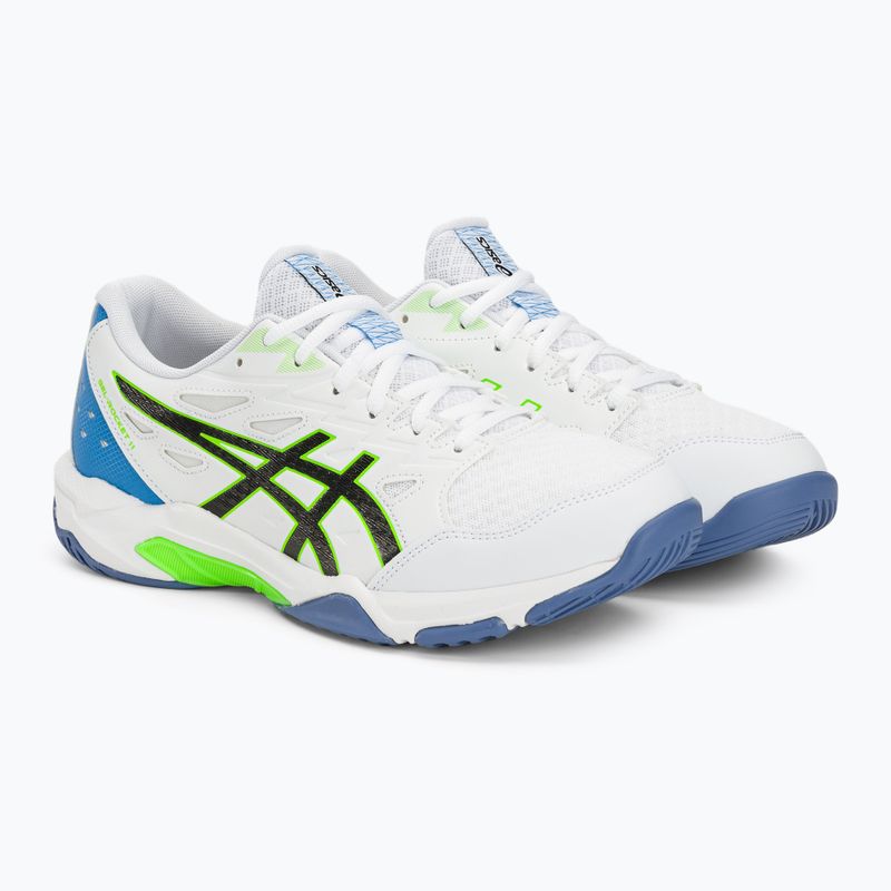 ASICS ανδρικά παπούτσια βόλεϊ Gel-Rocket 11 λευκό/lime burst 4