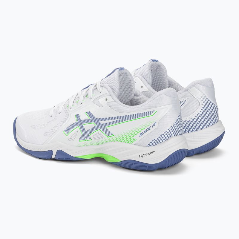 ASICS Blade FF ανδρικά παπούτσια σκουός λευκό/μπλε ντενίμ 3