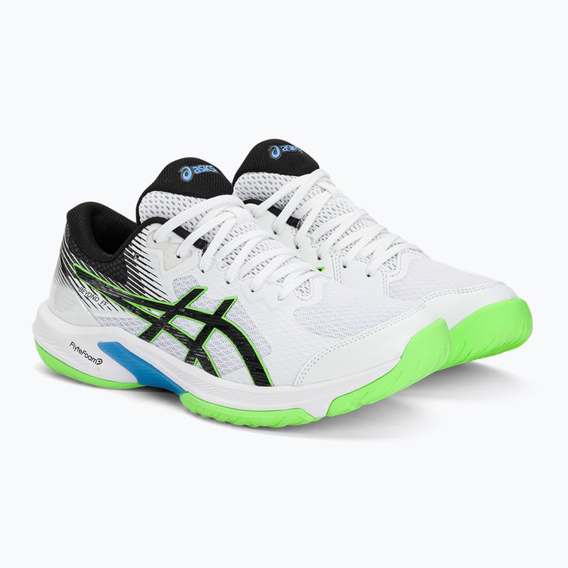 ASICS ανδρικά παπούτσια βόλεϊ Beyond F λευκό/lime burst 4