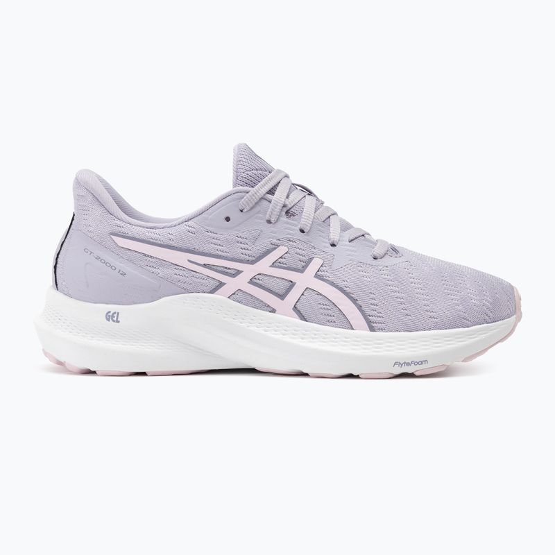 ASICS GT-2000 12 GS παιδικά παπούτσια τρεξίματος ξεθωριασμένα σταχτί ροκ/κόσμος 2