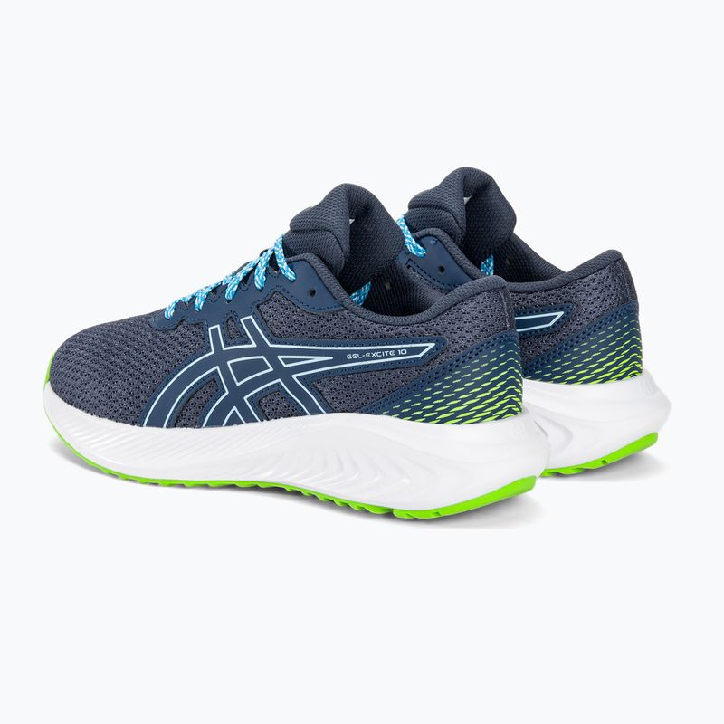 ASICS Gel-Excite 10 GS παιδικά αθλητικά παπούτσια για τρέξιμο μπλε/ανοιχτό μπλε 3