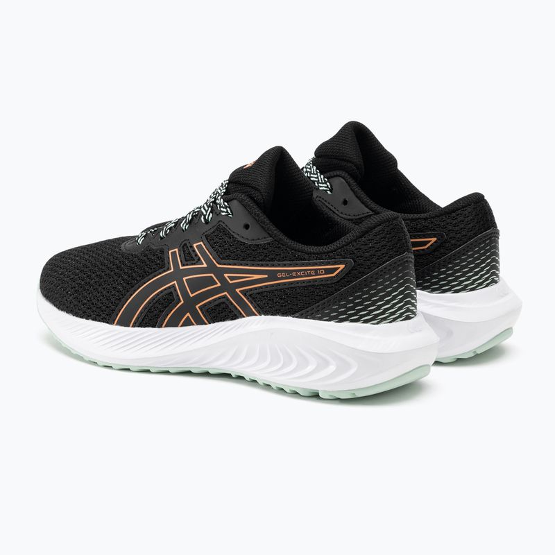 ASICS Gel-Excite 10 GS παιδικά παπούτσια τρεξίματος μαύρο/φωτεινό ηλιόλιθο 4