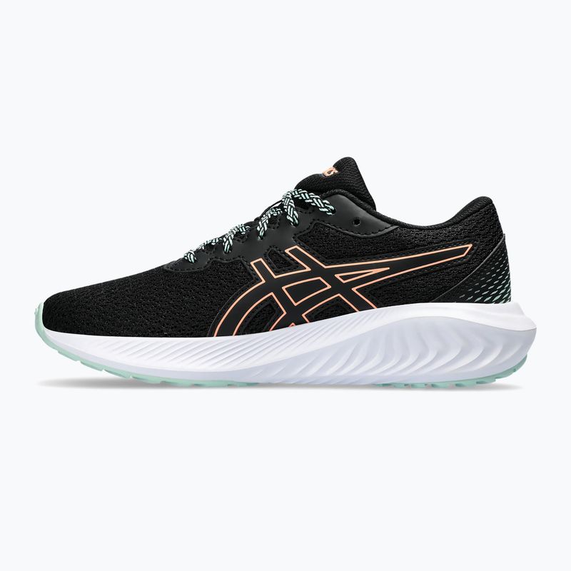 ASICS Gel-Excite 10 GS παιδικά παπούτσια τρεξίματος μαύρο/φωτεινό ηλιόλιθο 3