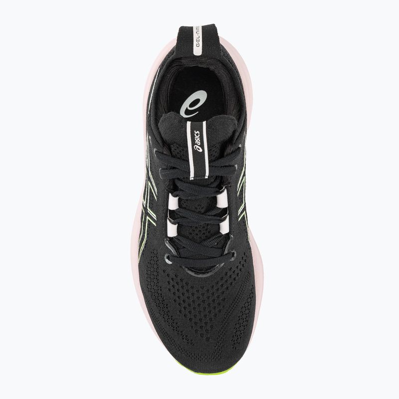 ASICS Gel-Nimbus 26 γυναικεία παπούτσια για τρέξιμο μαύρο/νέον λάιμ 7