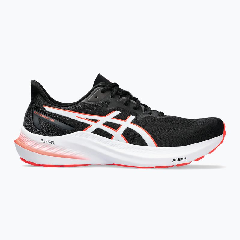 ASICS ανδρικά παπούτσια για τρέξιμο GT-2000 12 μαύρο/κόκκινο ηλιοβασίλεμα 8