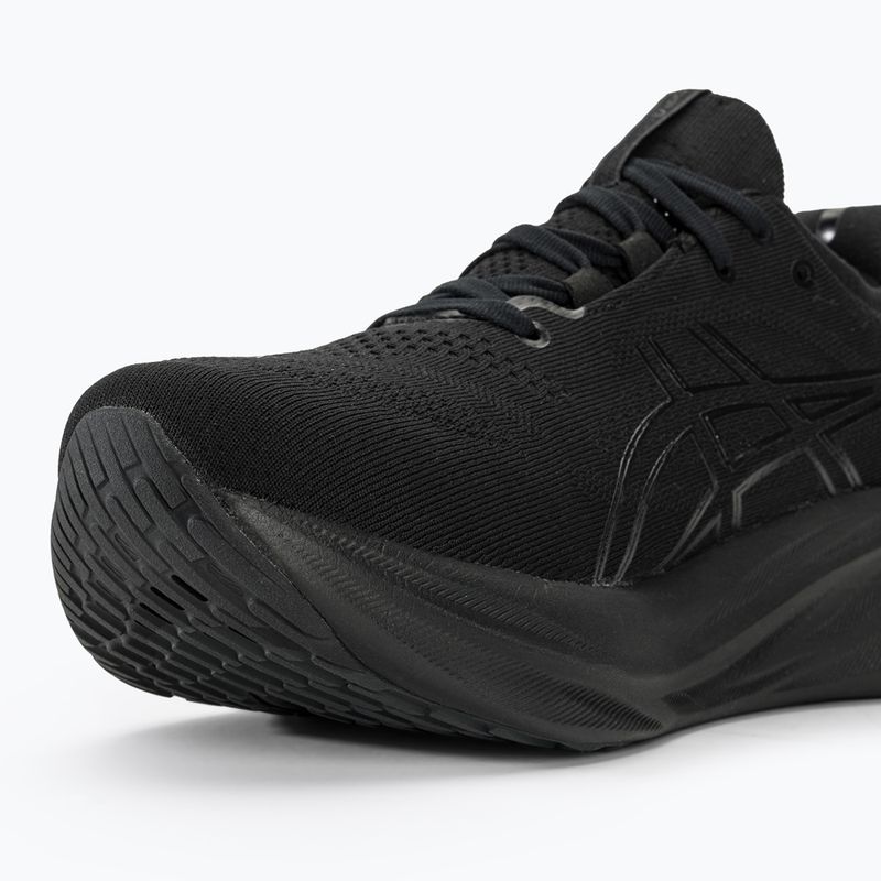 ASICS Gel-Nimbus 26 ανδρικά παπούτσια για τρέξιμο μαύρο/μαύρο 9