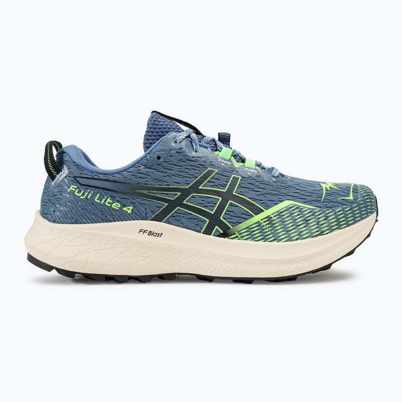 ASICS ανδρικά παπούτσια για τρέξιμο FUJILITE 4 denim μπλε/μαύρο 2