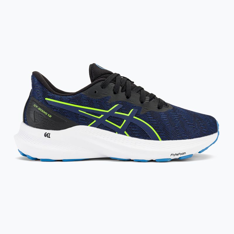 ASICS GT-2000 12 GS παιδικά παπούτσια τρεξίματος μαύρο/μπλε Expanse 2