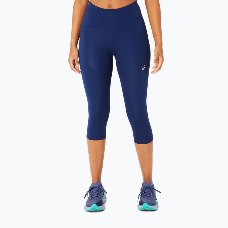 Γυναικείο κολάν τρεξίματος ASICS High Waist Capri μπλε expanse