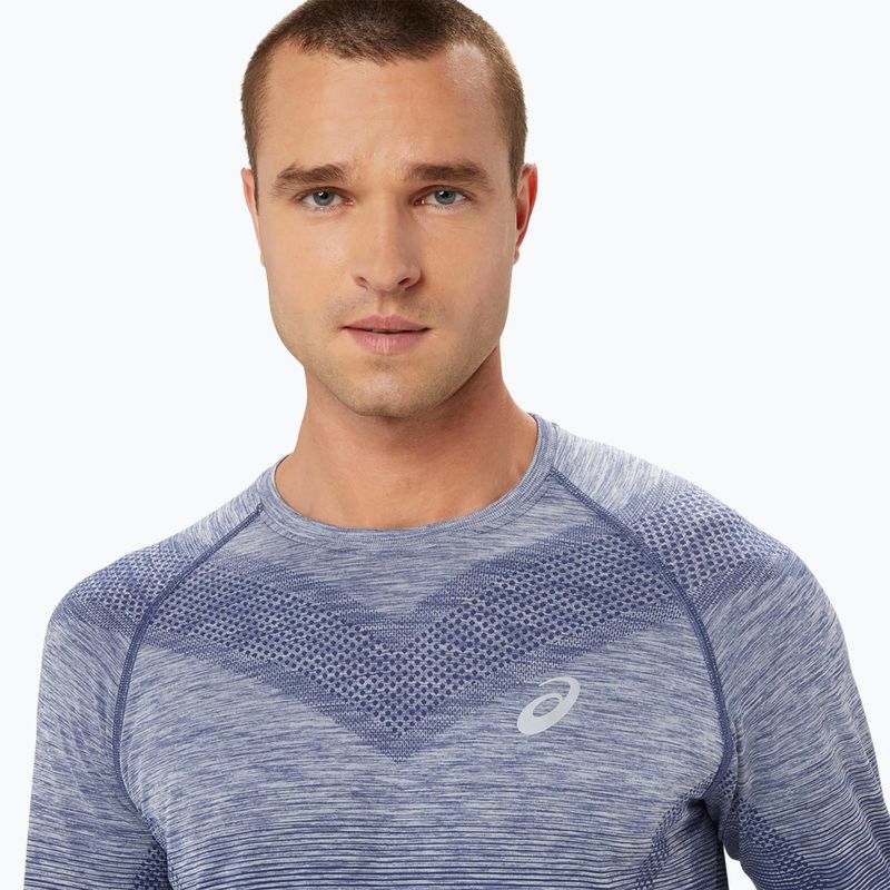 Ανδρικό ASICS Seamless thunder blue/denim blue running longsleeve 4