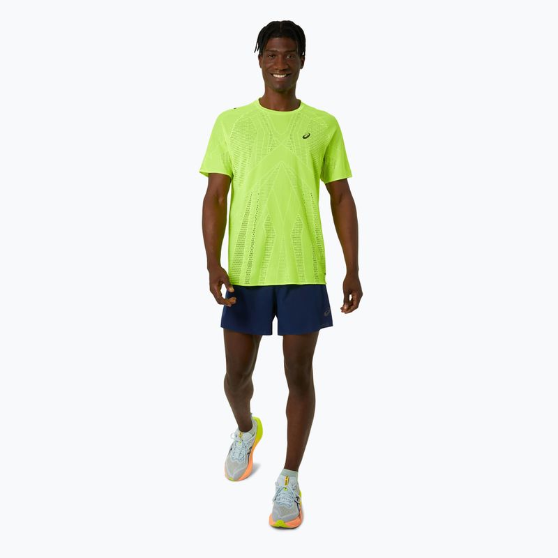 Ανδρικό μπλουζάκι για τρέξιμο ASICS Metarun Top safety yellow 2