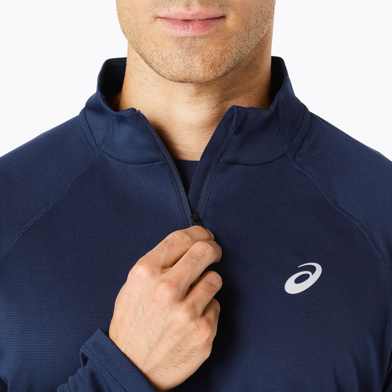 Ανδρικό μακρυμάνικο για τρέξιμο ASICS Icon 1/2 Zip performance blue expanse 5