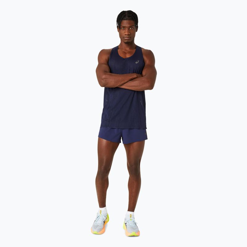 Ανδρικό φανελάκι για τρέξιμο ASICS Metarun Singlet midnight 2