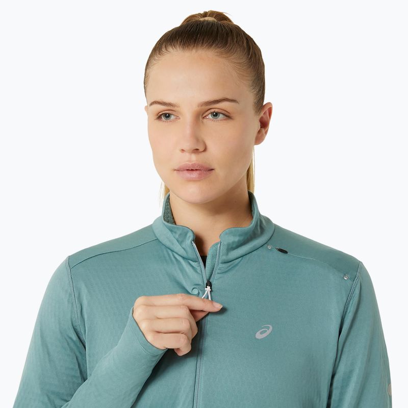 Γυναικείο φούτερ για τρέξιμο ASICS Road Winter 1/2 Zip Mid Layer celadon 4